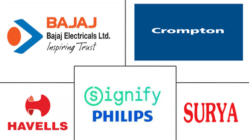 India Outdoor LED Lighting Market Major Players