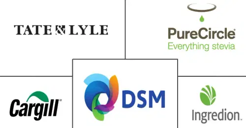 South America Food Sweetener Market Major Players