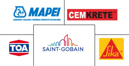 Thailand Construction Chemicals Market Major Players