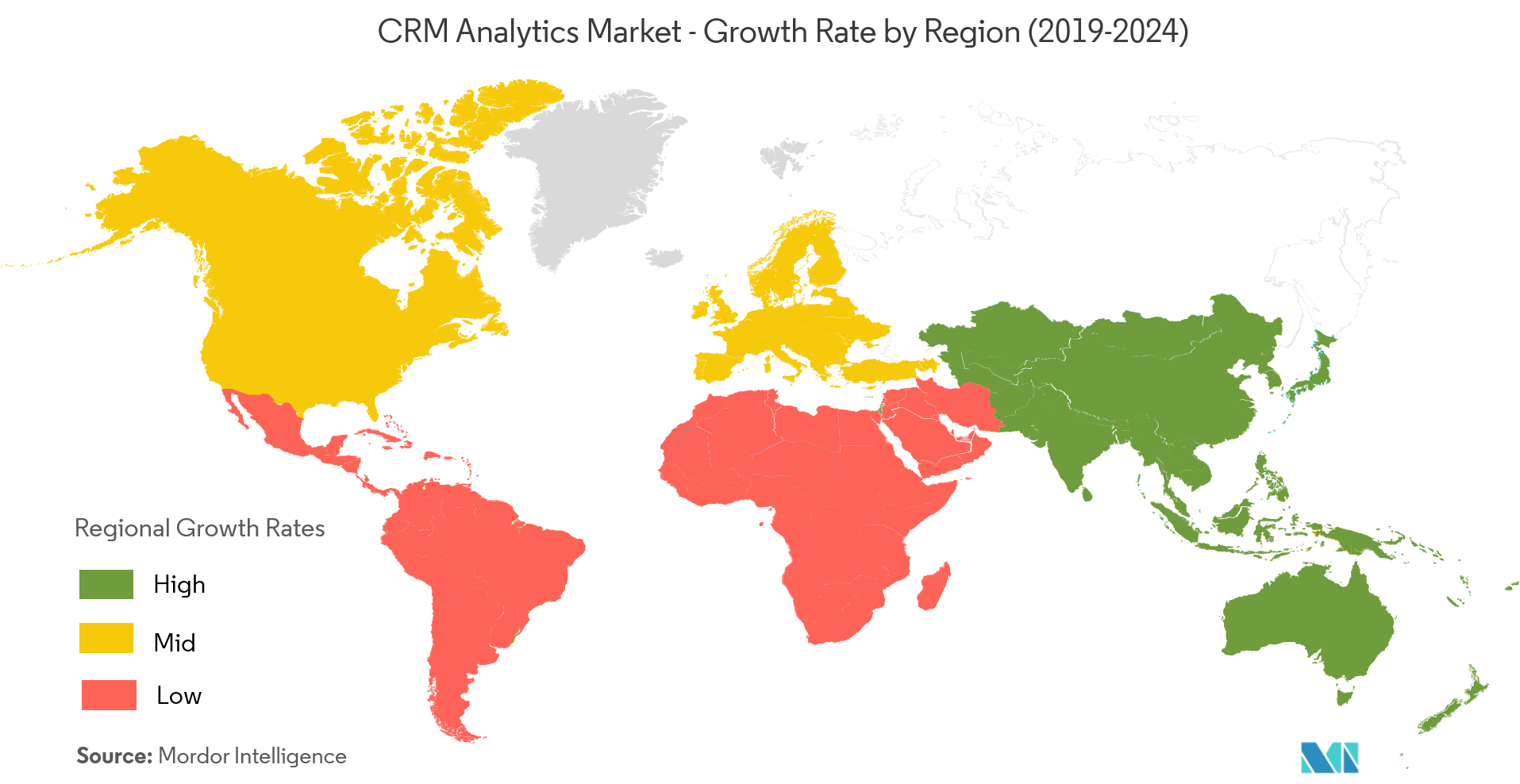 CRM Analytics Market Growth by Region