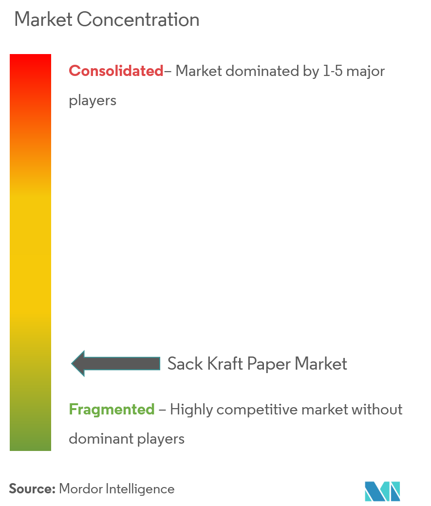Sack Kraft Paper Market Concentration