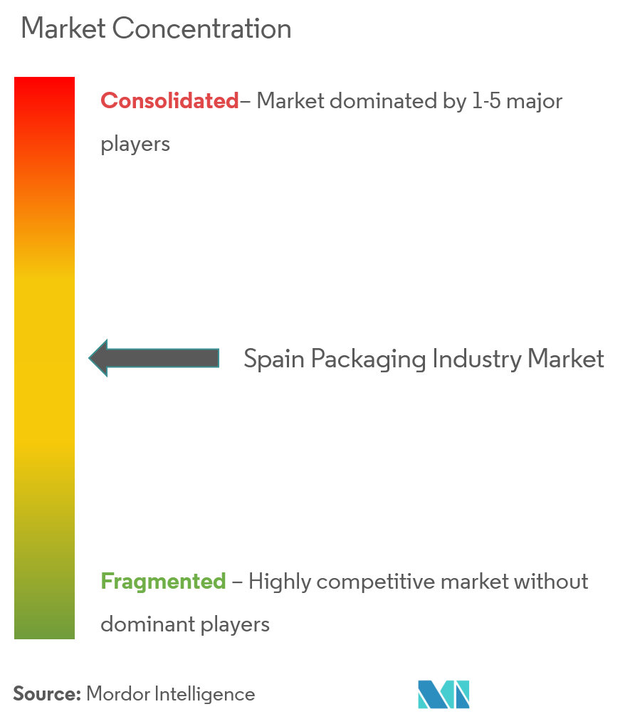Packaging Industry in Spain Market Concentration