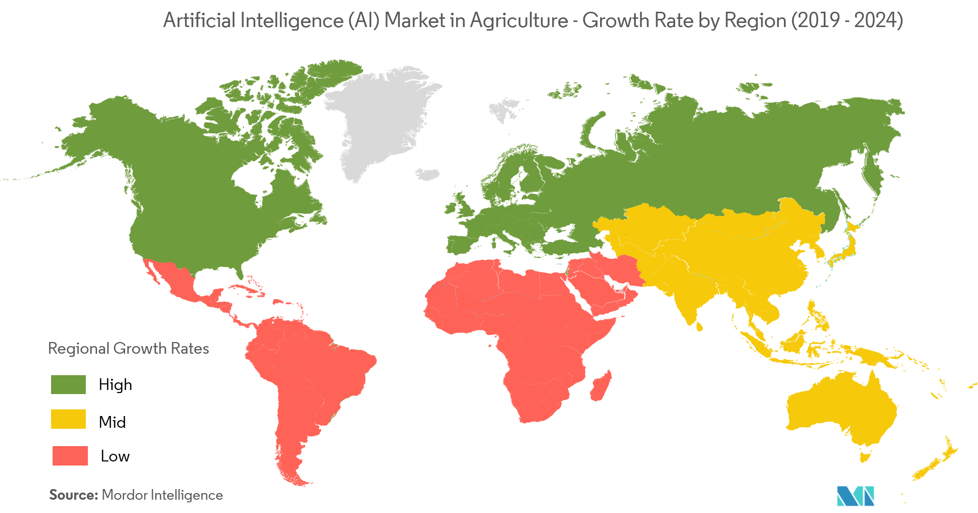 Artificial Intelligence in Agriculture Market Growth Rate