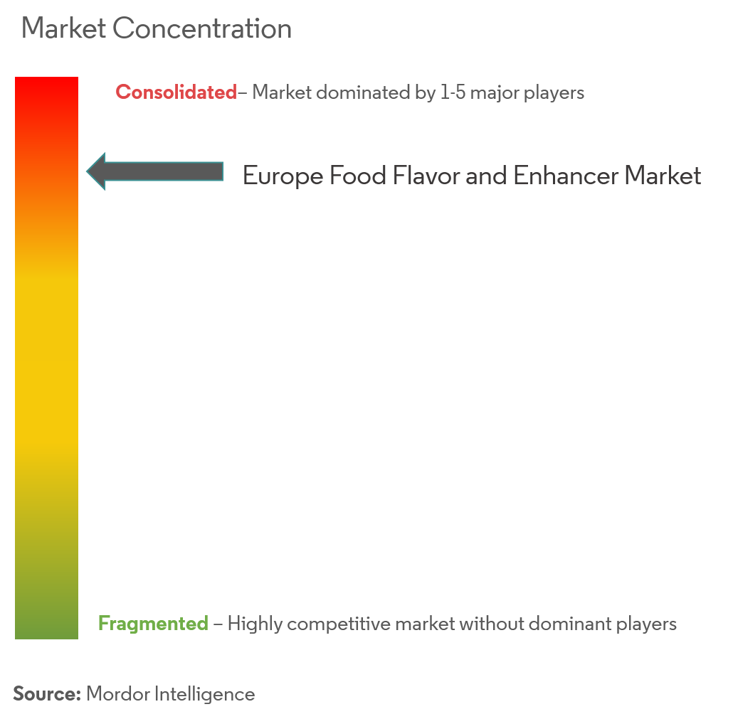 Europe Food Flavor and Enhancer Market Concentration