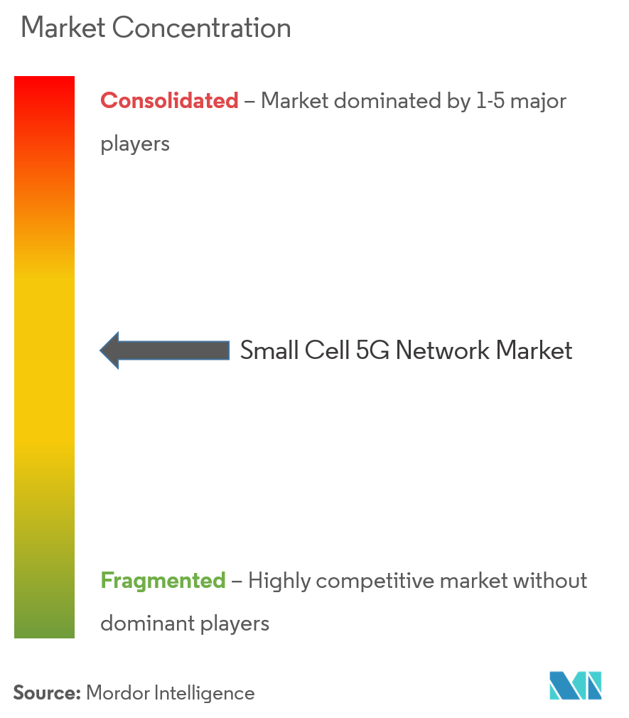 Red 5G de celda pequeñaConcentración del Mercado