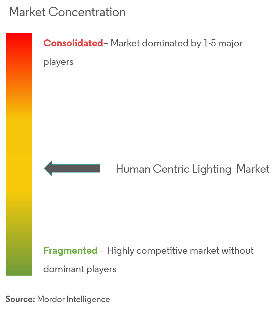 Human Centric Lighting Market Concentration
