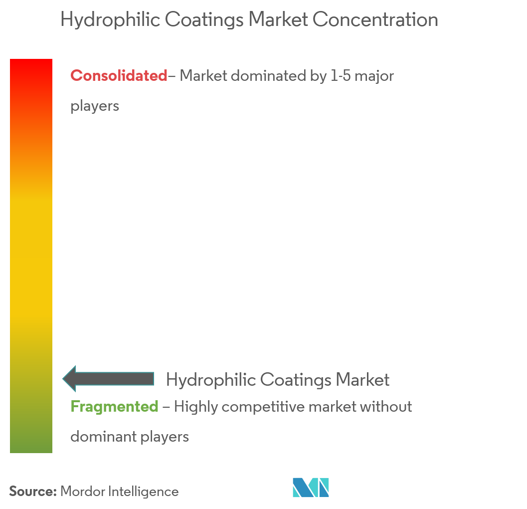 Hydrophilic Coatings Market Concentration