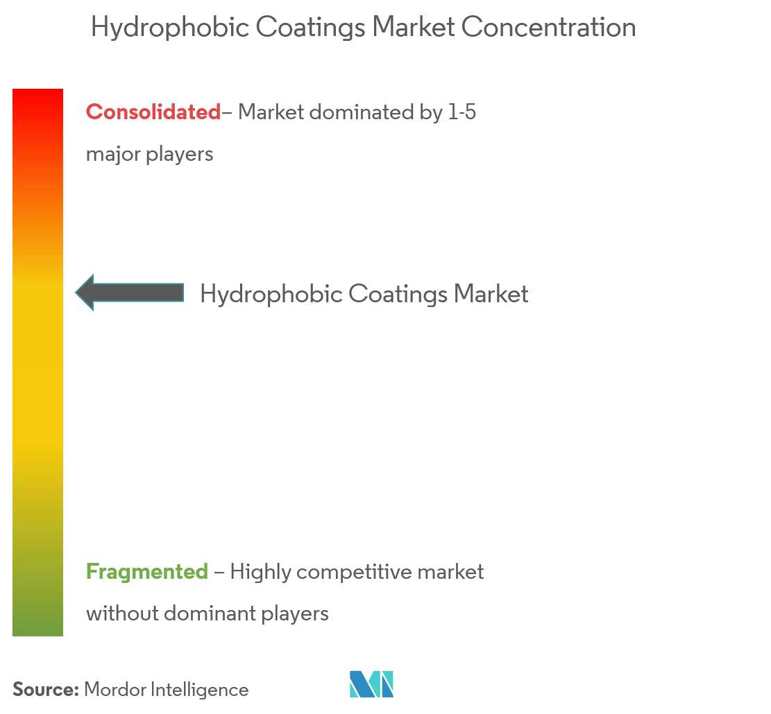 Hydrophobic Coatings Market Concentration